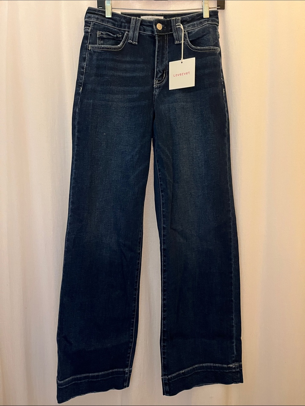 NWT Lovervet High Rise Wide Leg Jeans Size 27/5